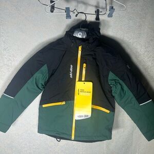 Ski-Doo PARTICLE JACKET TEEN Skidoo Snowboard Winter Snow Coat Youth Size 10